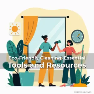 Artistic representation for Eco-Friendly Cleaning: Essential Tools and Resources