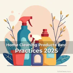 Artistic representation for Home Cleaning Products Best Practices 2025