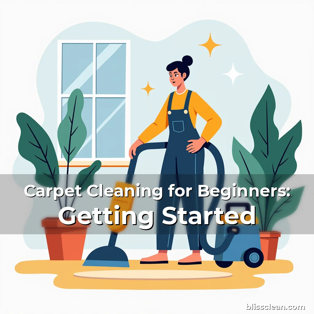 Artistic representation for Carpet Cleaning for Beginners: Getting Started